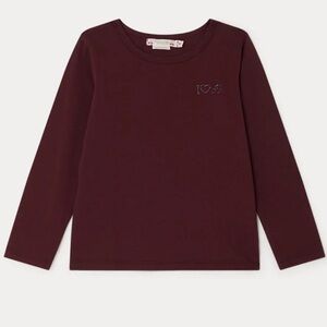 Bonpoint Biba plum tshirt